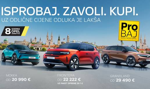 Opel ProBAJ ponuda: Uzbudljive testne vo&zcaron;nje, fantasti&ccaron;ne cijene uz Opel financiranje