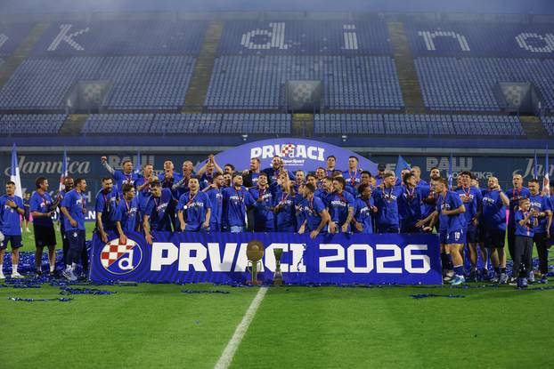 Zagreb: GNK Dinamo osvojio Prvenstvo 2026.