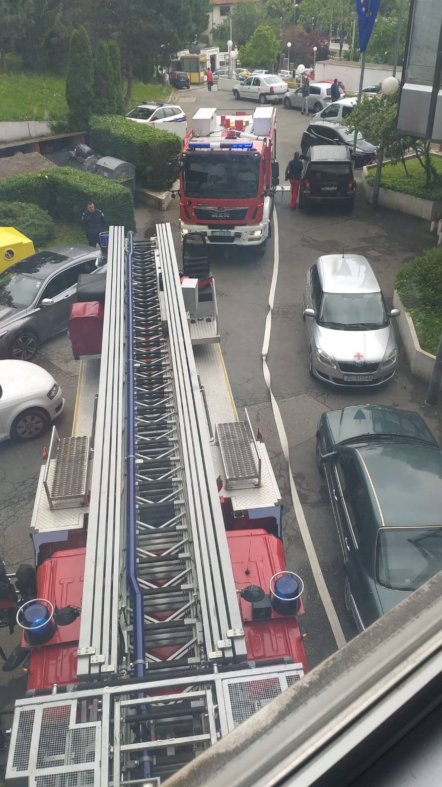 Gorjelo veleučilište na Ksaveru: Požar ugasili u nekoliko minuta