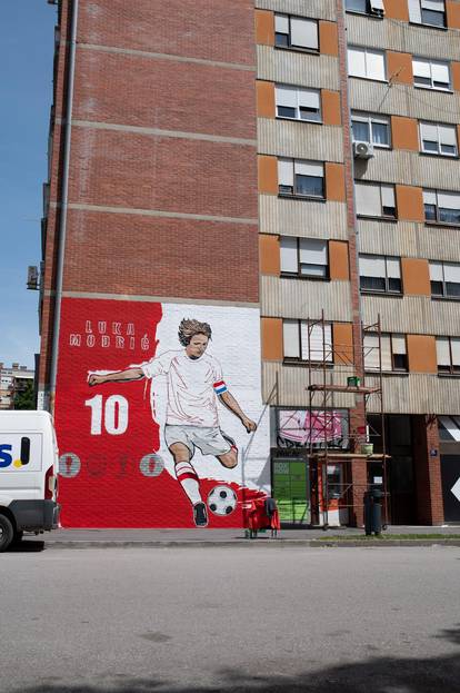 FOTO Posveta najvećem: Luka Modrić u Zagrebu dobio mural