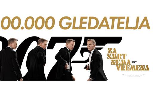 Novi film o Jamesu Bondu ruši sve rekorde. Već ga je pogledalo 100.000 gledatelja