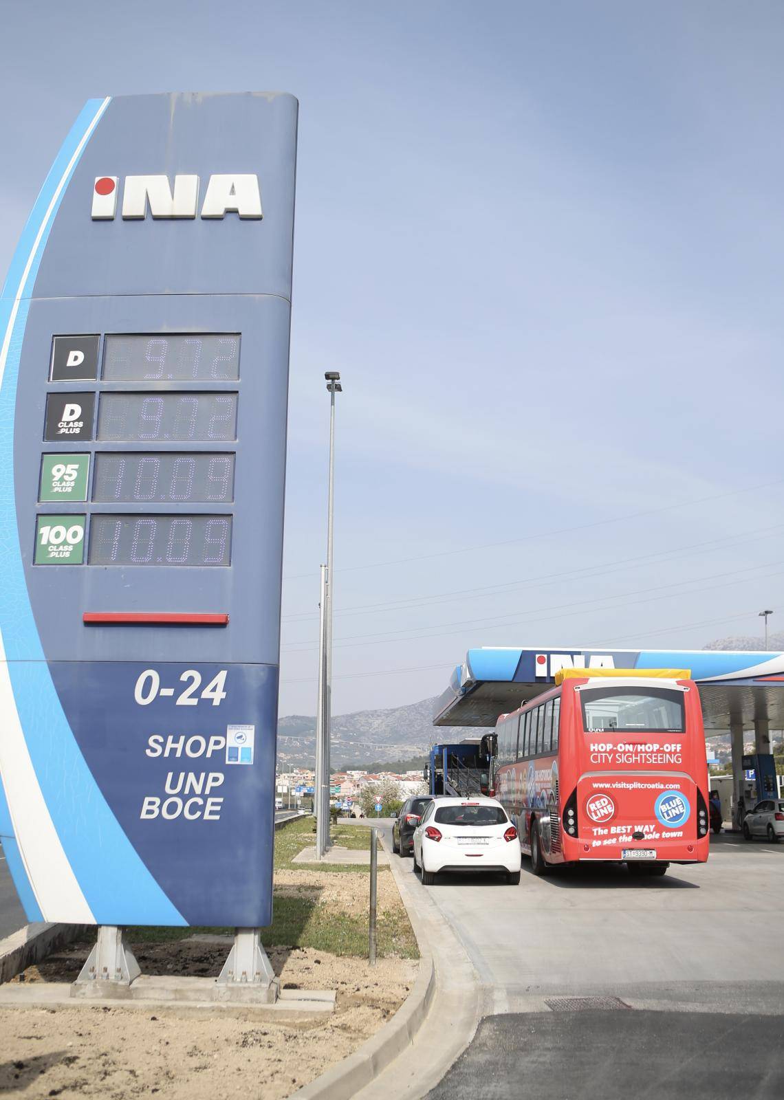Split: INA benzinska postaja