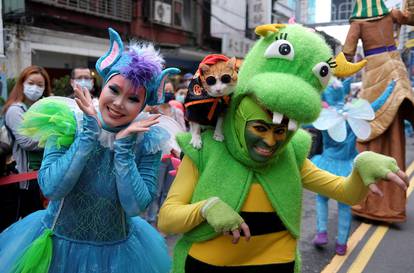 Halloween parade in New Taipei