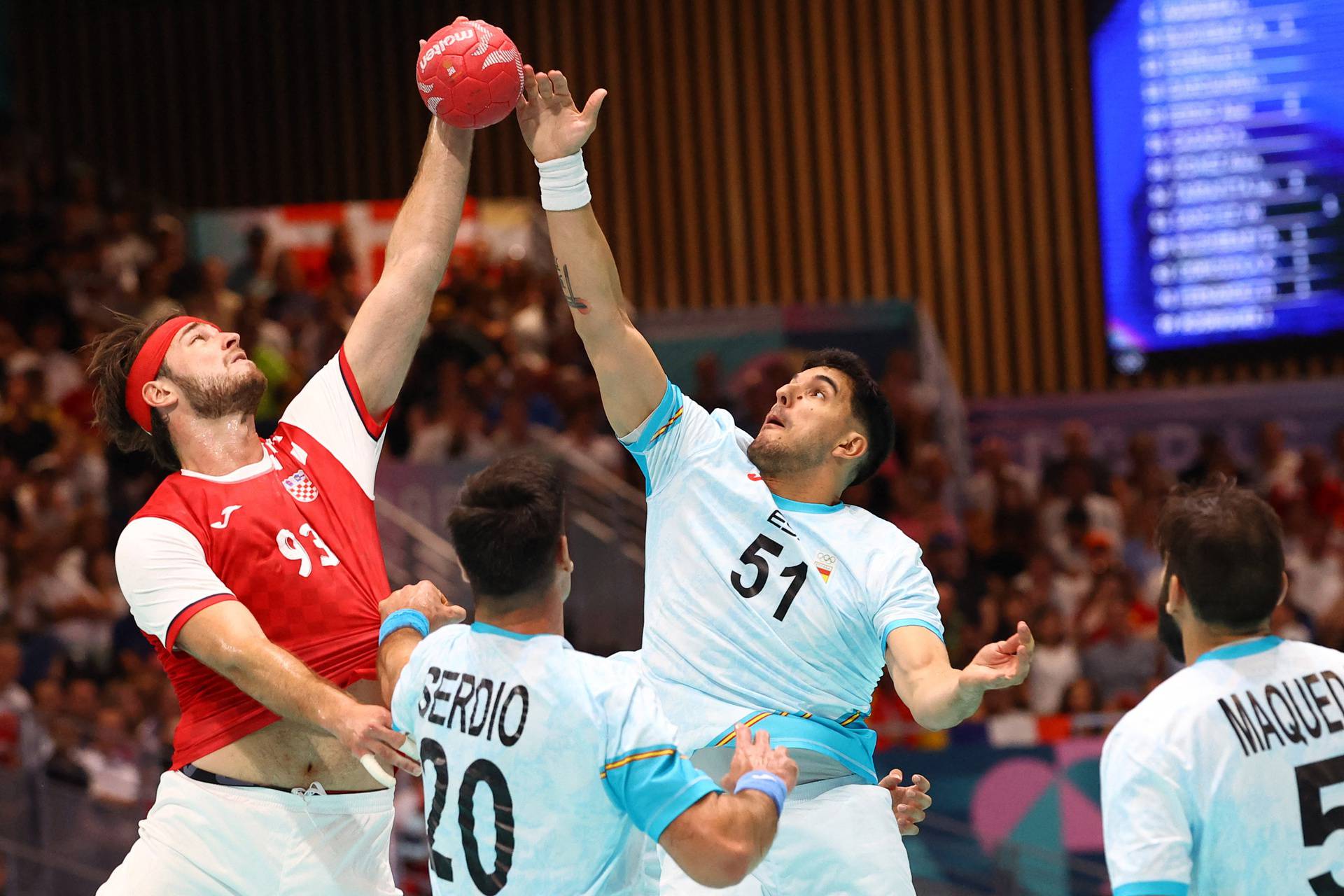 Handball - Men's Preliminary Round Group A - Spain vs Croatia