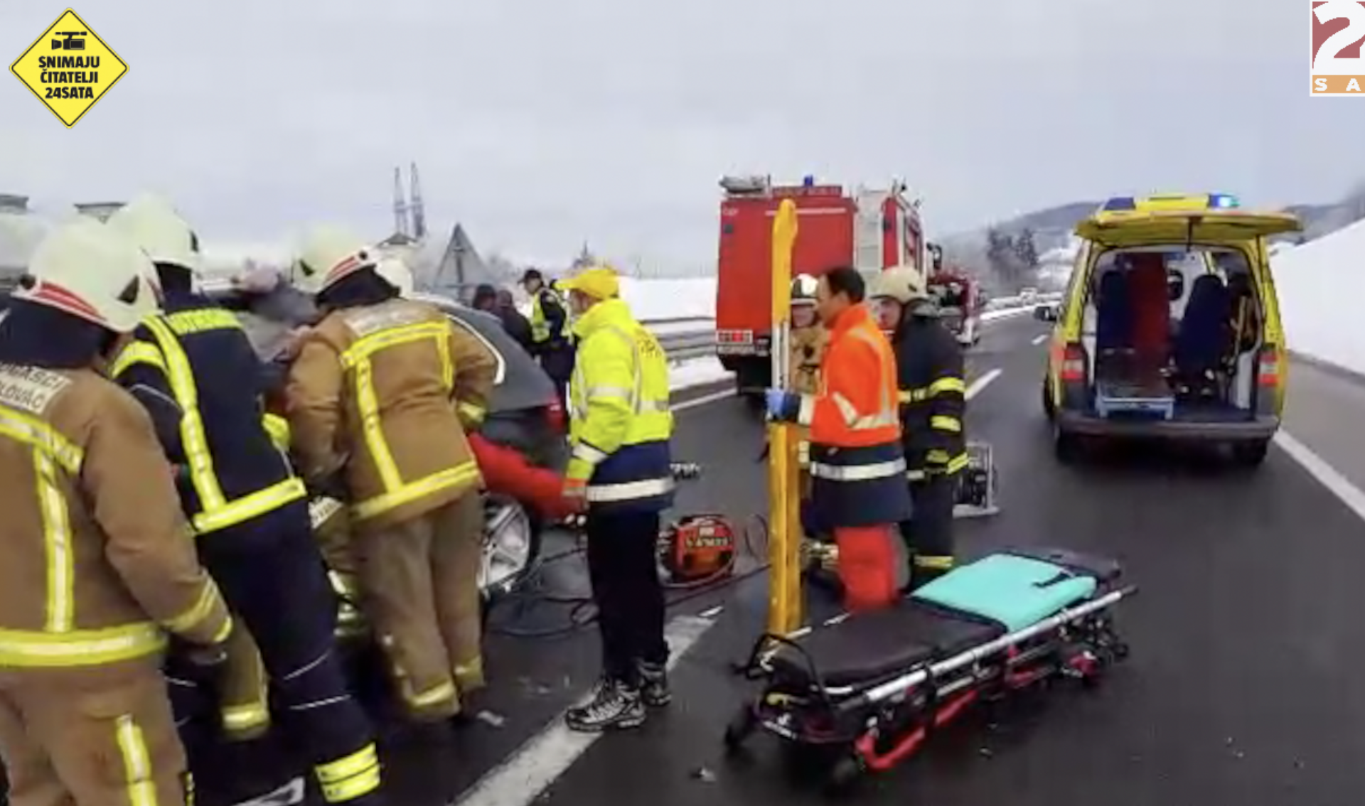 Dramatična operacija: Ograda mu odrezala nogu na autocesti