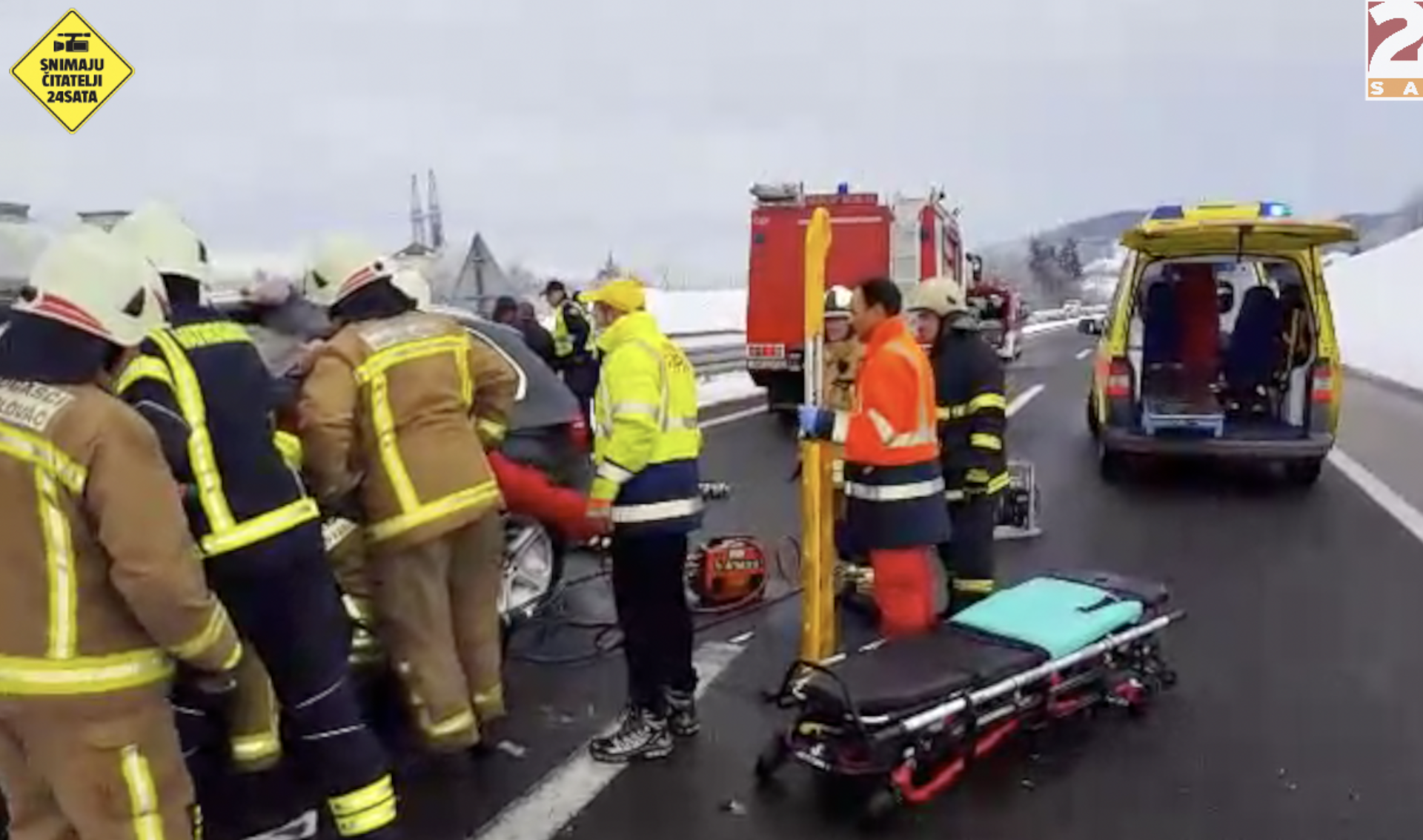 Užas: Ograda je probila auto, našli dio noge i stopalo vozača