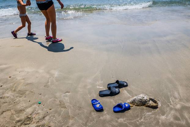 Lumbarda: Pjesčana plaža Pržina na južnoj strani Korčule 