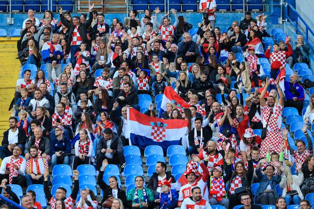 Navijači na susretu Hrvatske i Škotske u 3. kolu Lige nacija