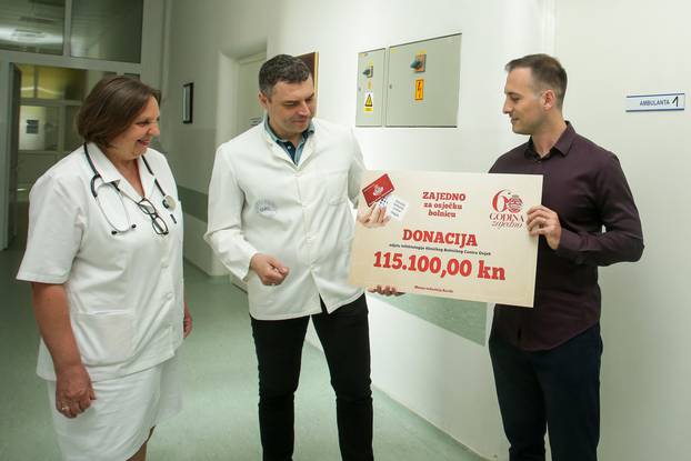 Humanitarna donacija tvrtke Ravlic KBC- u Osijek 
