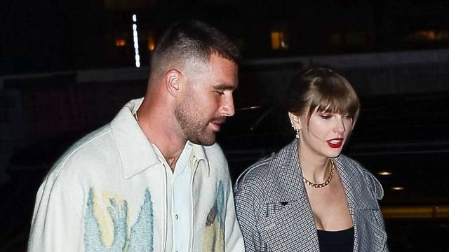 *PREMIUM-EXCLUSIVE* Hot new couple Travis Kelce and Taylor Swift step out for dinner at Nobu in NYC!