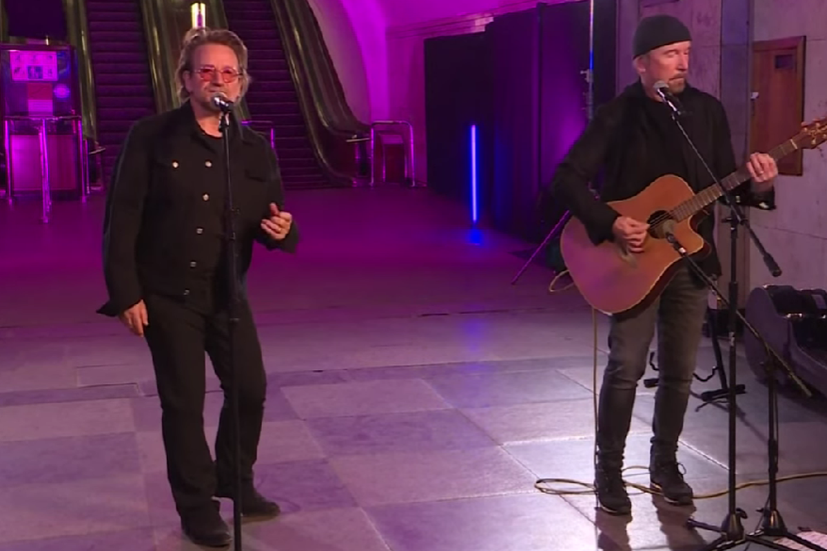 VIDEO Članovi benda U2 su zasvirali u metrou u Kijevu