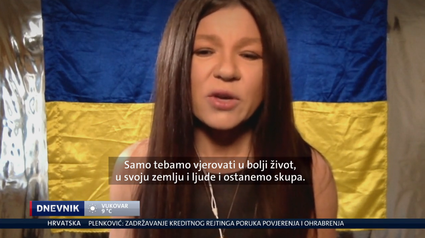 Ruslana: 'Ljudi danima nemaju hranu, vodu i struju. Putin za mene ne postoji, on nije čovjek'