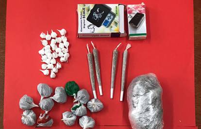 Kod Zadranina našli marihuanu i kokain, digitalne vage i novac
