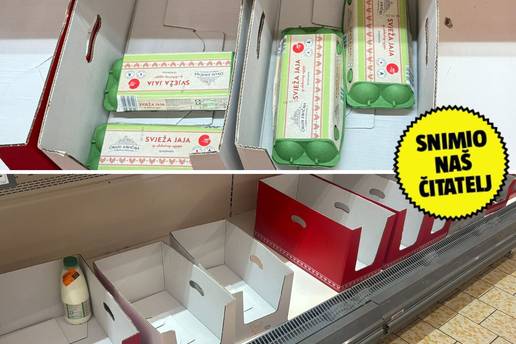 U trgovinama nema jaja: U velikim centrima police su sve praznije: Evo o čemu se radi!