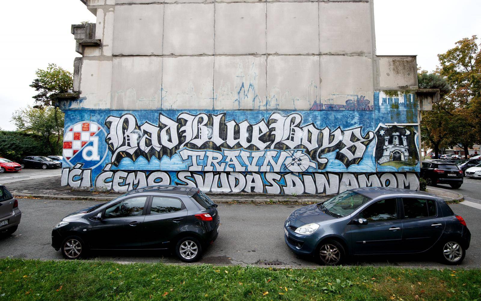 Zagreb: Murali i grafiti Bad Blue Boysa posvećeni Dinamu