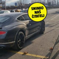 Policija potvrdila: Bentley je bio nepropisno parkiran na mjestu za invalide, vozača će kazniti