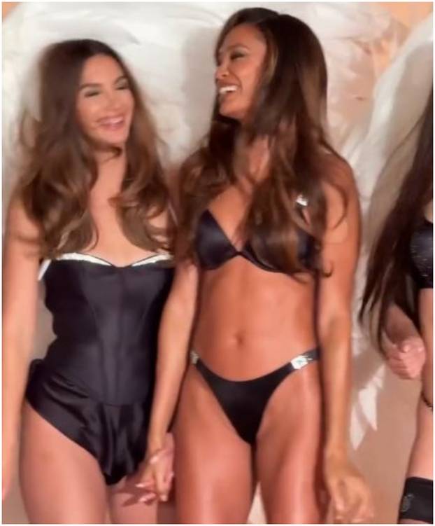 Najpoznatija anđelica izvijala se s kolegicama u donjem rublju