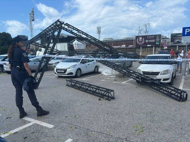 FOTO Split kao nakon tornada! Ovo je prognoza za danas: Za tri regije upalili alarm zbog oluje