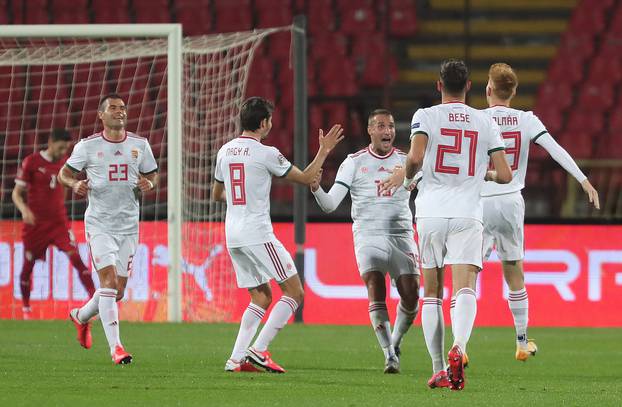 Football match between Serbia and Hungary at the Rajko Mitic stadium within the UEFA Nations League - League B,Group 3.
Fudbalska utakmica izmedju Srbije i Madjarske na stadionu Rajko Mitic u okviru UEFA Lige Nacija - Liga B, Grupa 3.