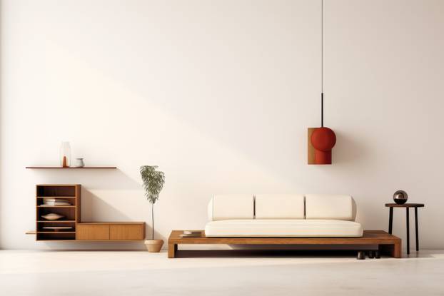 Living room minimalist interior design