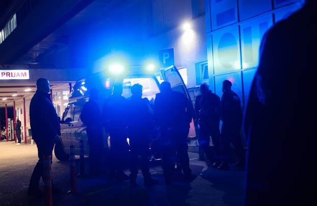 Požar u splitskom zatvoru, zatvorenici dolaze na hitni prijem u Firule