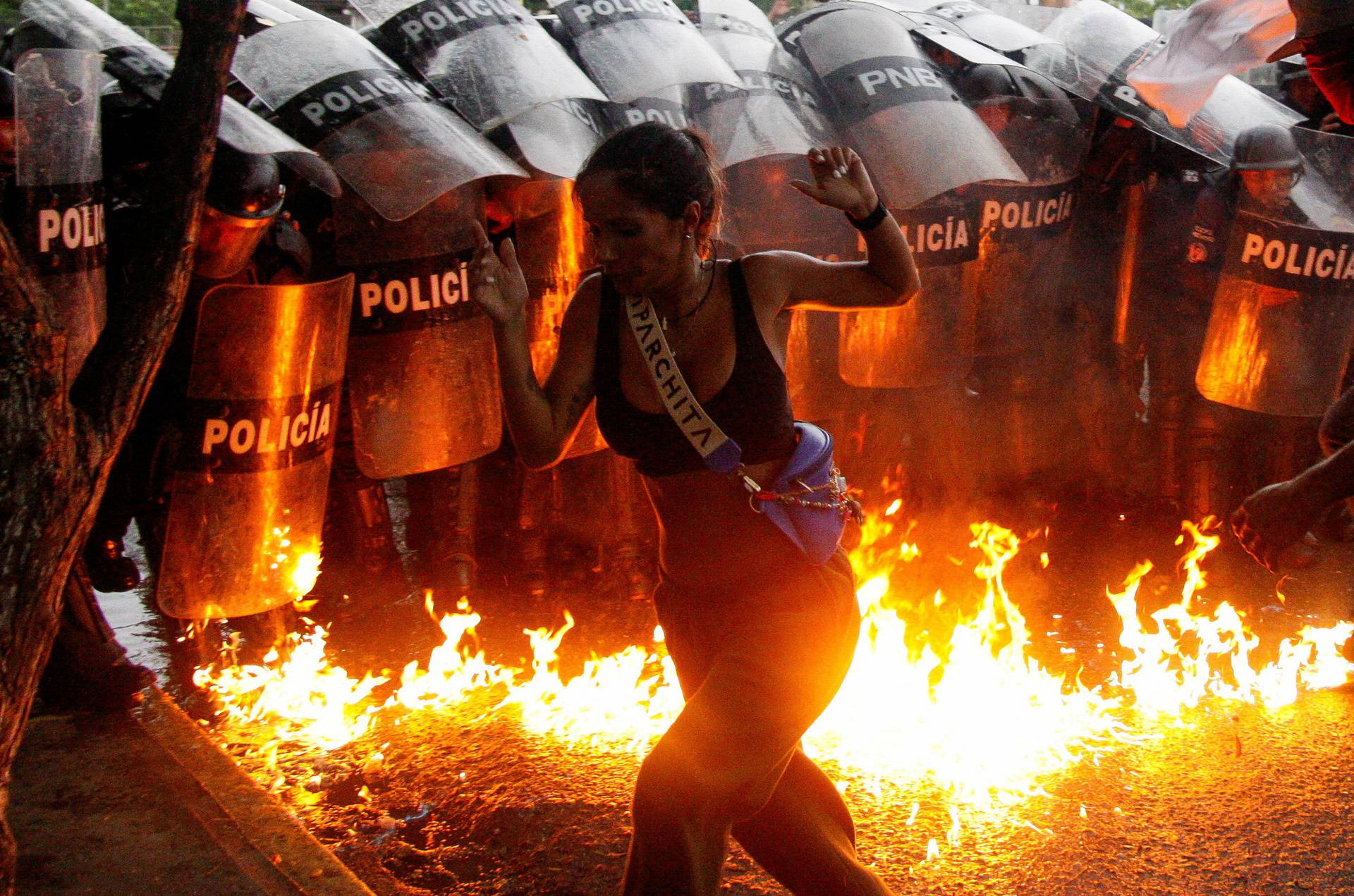 Aftermath of presidential election in Venezuela, in Puerto La Cruz