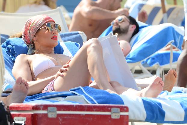 Jennifer Lopez enjoys the Miami sunshine
