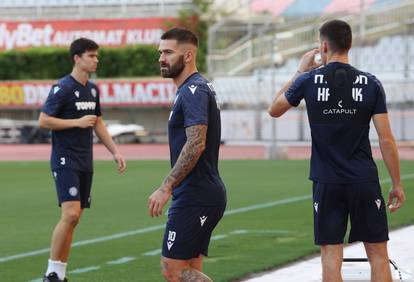Split: Nogometaši Hajduka odradili trening uoči utakmcie protiv PAOK-a