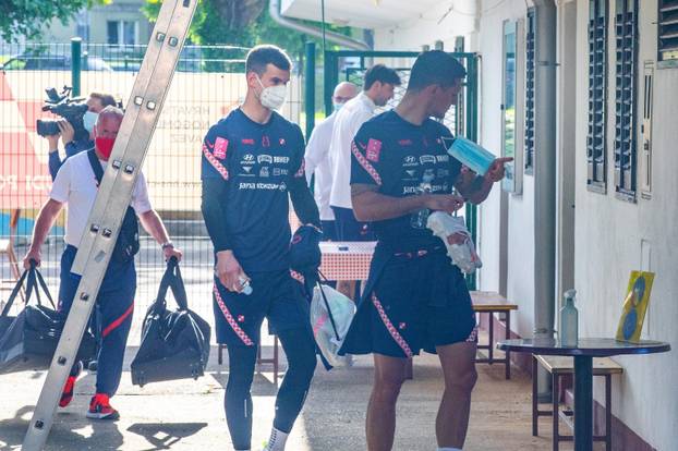 Okupljeni reprezentativci odradili prvi trening u Rovinju