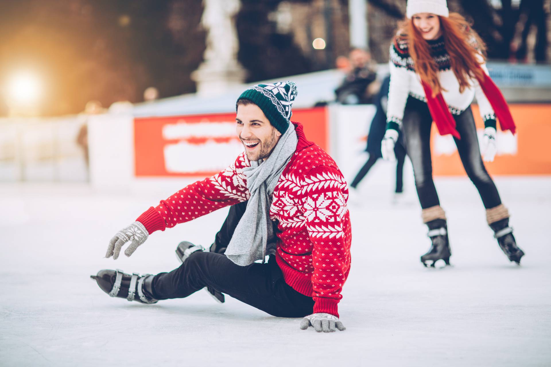 I'm still learning how to skating on ice