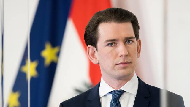 FILE PHOTO: Austria's Chancellor Kurz attends a news conference in Vienna