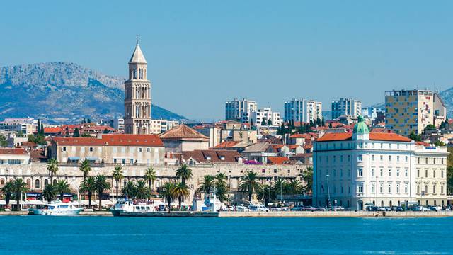 Skyline,Of,City,Split,Downtown,In,Croatia,From,The,Open