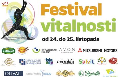 Festival vitalnosti u subotu i nedjelju na Europskom trgu