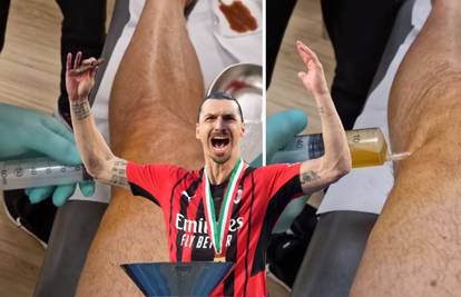 VIDEO Ibrahimović  podijelio sa fanovima na Instagramu kako izgleda vađenje vode iz koljena