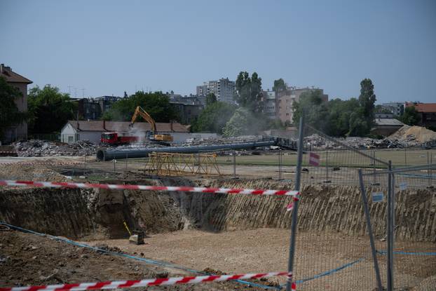Zagreb: Rušenje stadiona u Kranjčevićevoj