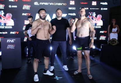 Službeno vaganje za MMA spektakl FNC 6 u Karlovcu