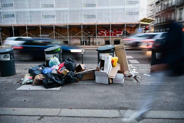 Zagreb: Sve je više smeća u centru grada