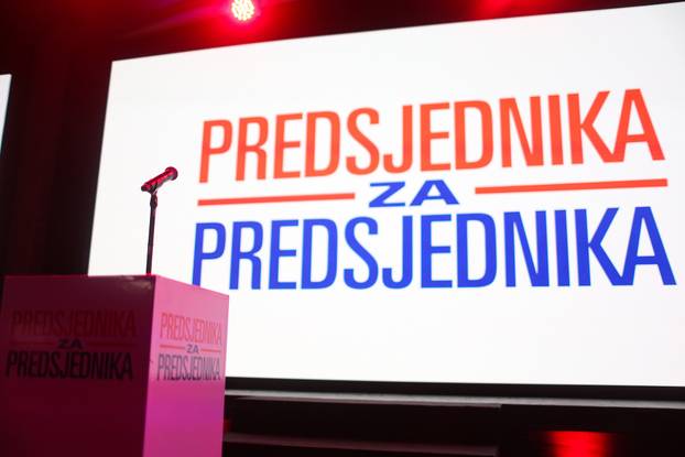 Zagreb: Izborni stožer predsjedničkog kandidata Zorana Milanovića u Tvornici Kulture