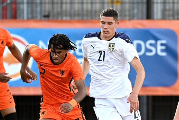 Netherlands U19 v Serbia U19, UEFA European Championship Qualification Football match, Yanmar Stadium, Almere, Netherlands - 01 Jun 2022
