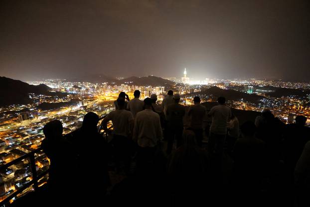 Muslim pilgrims visit Mount Al-Noor,  in the holy city of Mecca
