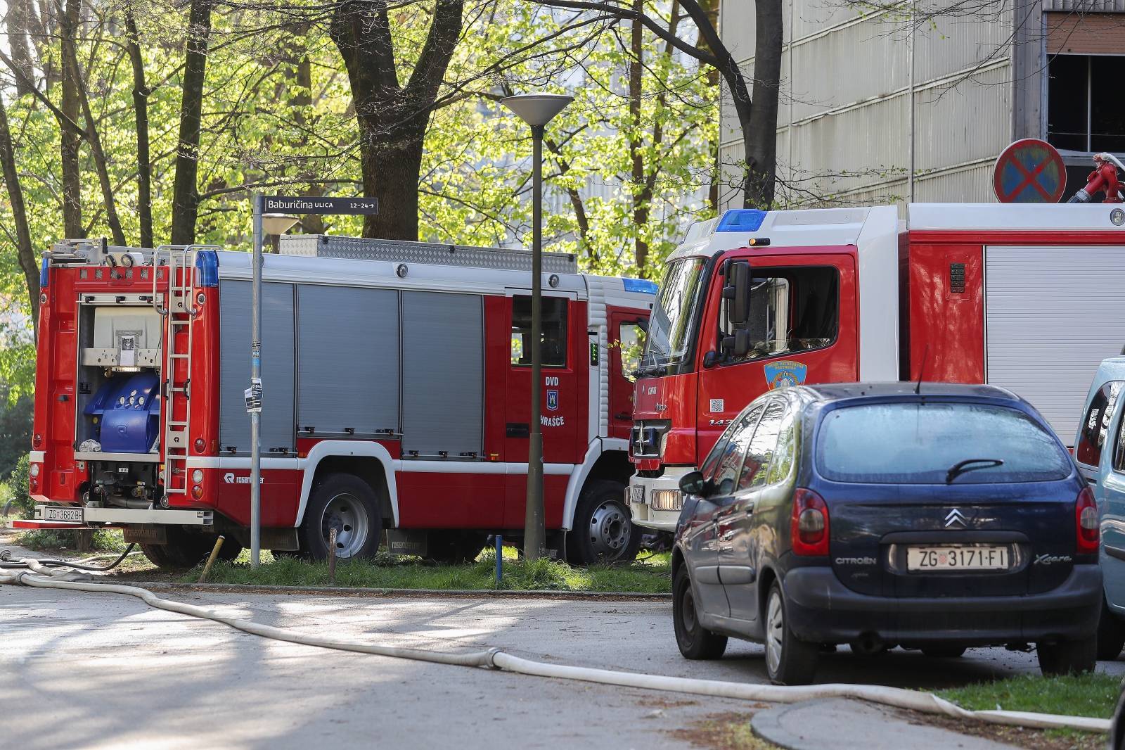 Zagreb: Rano jutros buknuo je požar u stanu u Zapruđu