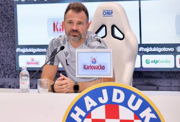 Split: Ivan Leko održao konferenciju za medije uoči utakmice s GNK Dinamo