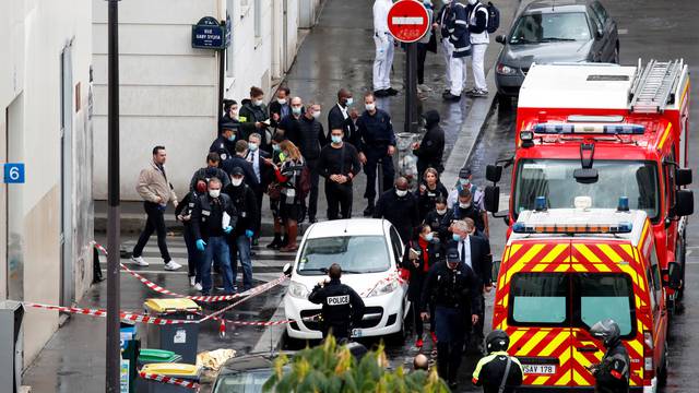 Police operation ongoing near the former offices of Charlie Hebdo, in Paris