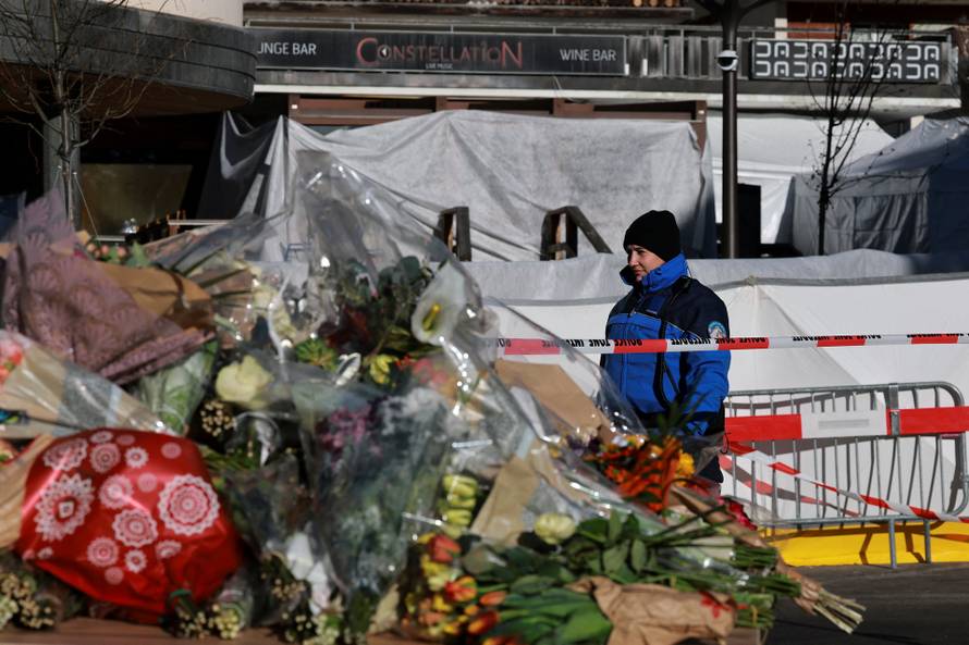 Aftermath of New Year’s Eve party fire and explosion at "Le Constellation" bar in Crans-Montana