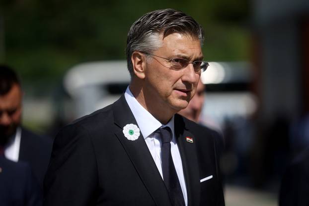 Andrej Plenković na obilježavanju 30. godišnjice genocida u Srebrenici