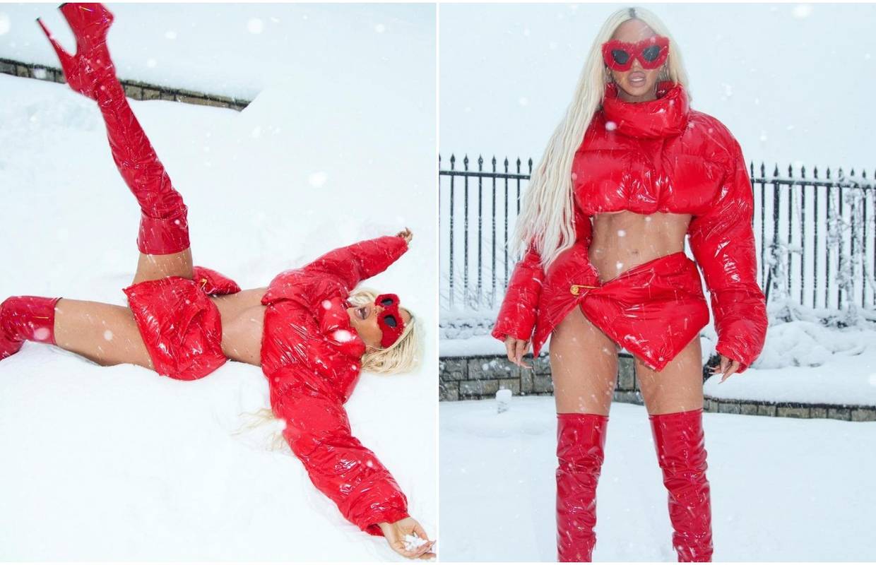 Jelena Karleuša u golišavoj kombinaciji pozirala u snijegu