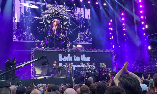 Ozzy Osbourne performs at his farewell show