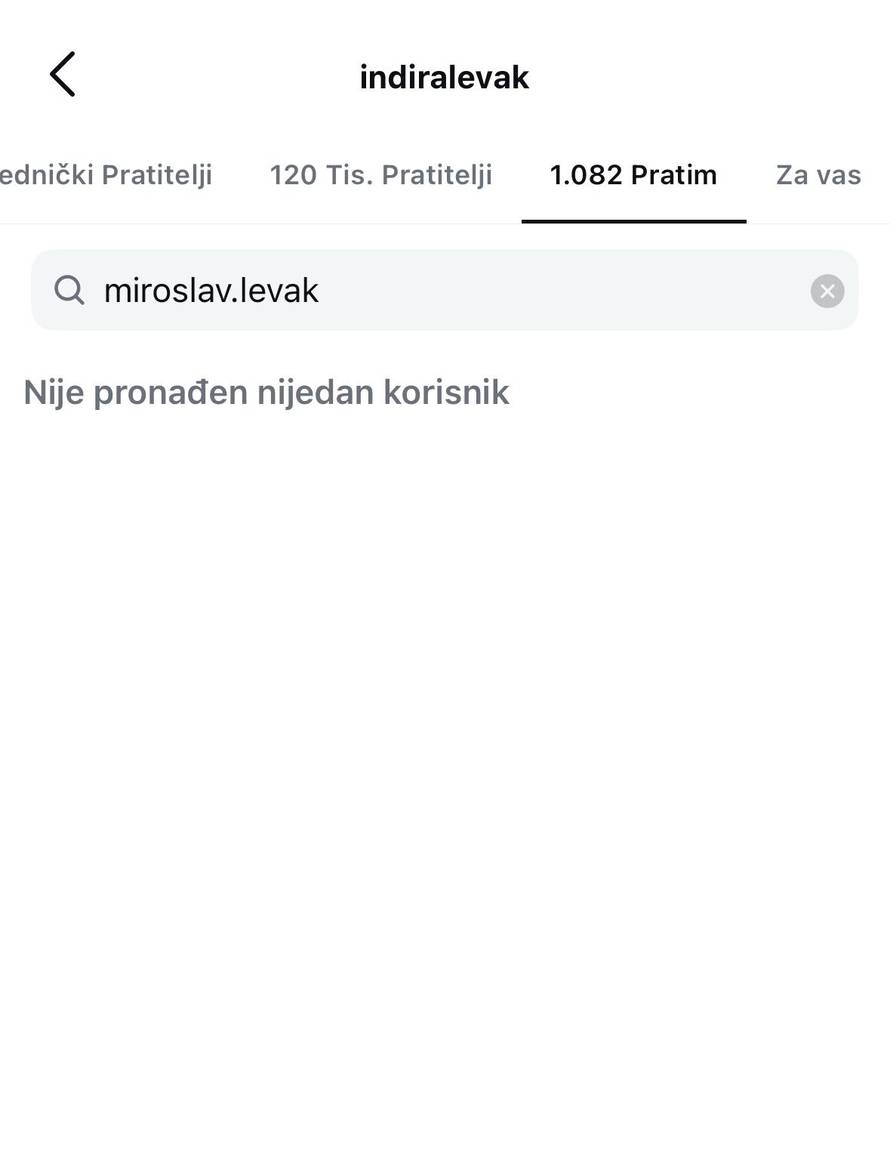 Oho! Indira Levak više ne prati bivšeg supruga na Instagramu