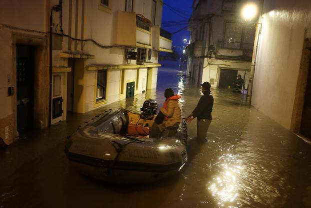 Storm Leo reaches Alcacer do Sal