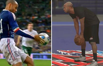 Zna igrati rukom, pitajte Irce: Thierry Henry je u NBA igri...